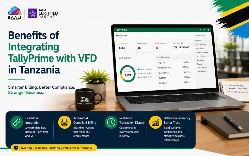 Benefits of Integrating TallyPrime with VFD in Tanzania